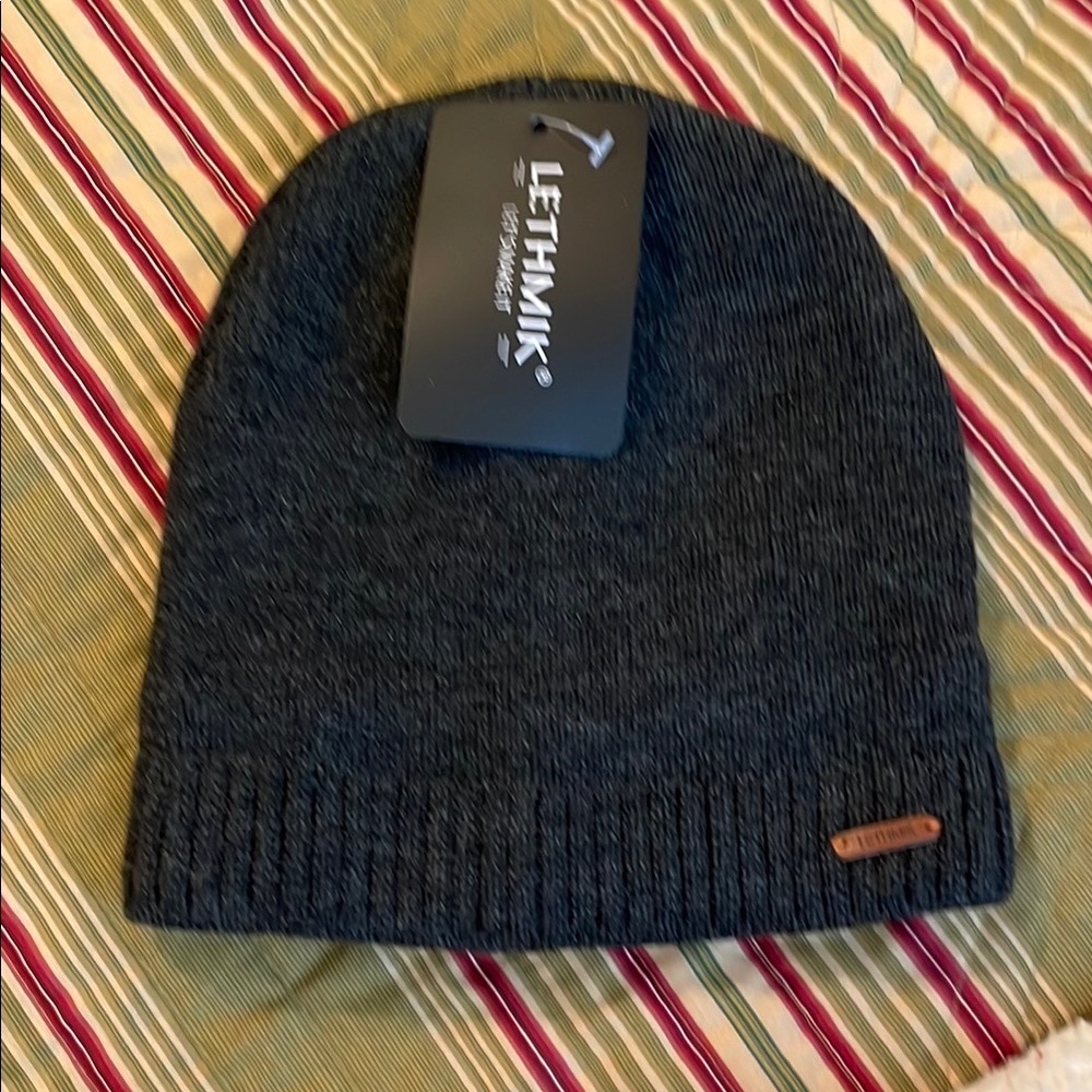 Lethmik Dark Gray Beanie